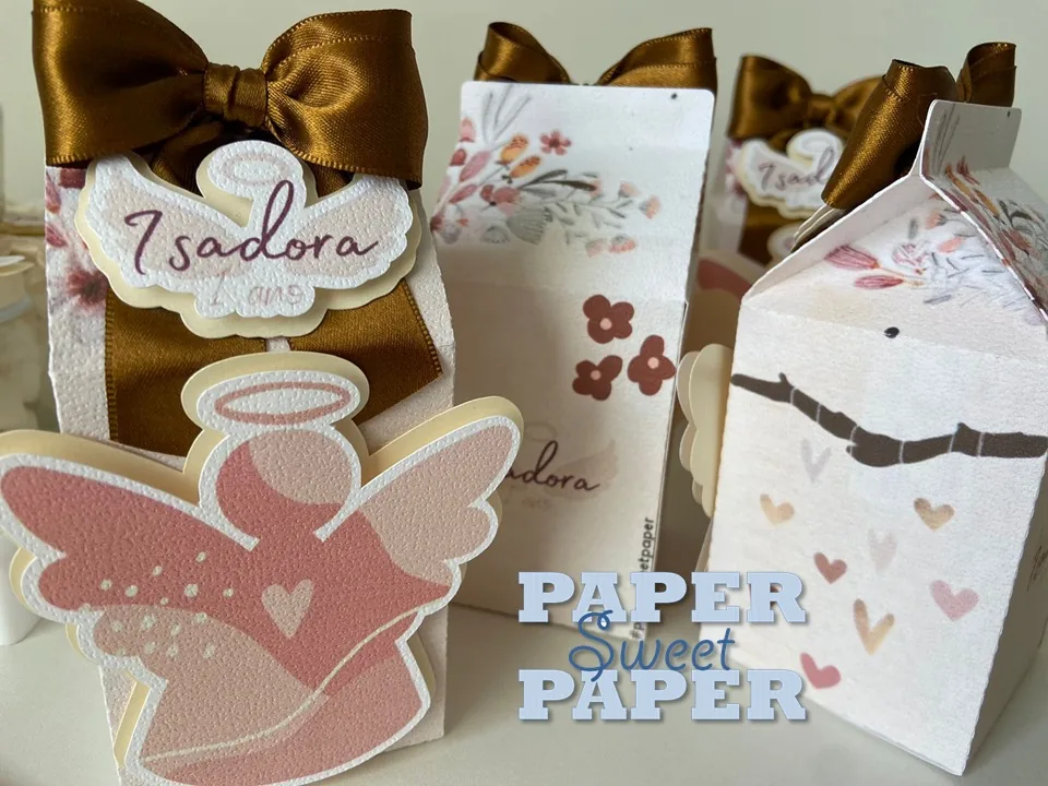 Caixa milk personalizada